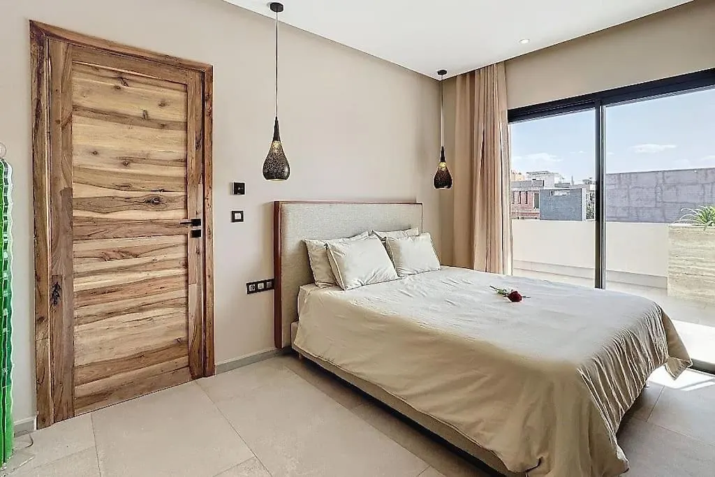Villa Blanca Au Golf De Noria, Piscine Chauffee مراكش